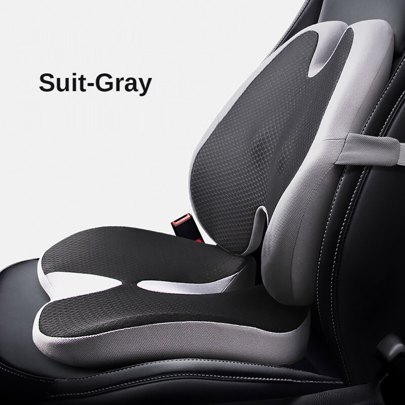 Premium Car Memory Foam Seat Cushion for Back Pain Coccyx Orthopedic Comfort Office Chair Seat Cushion Car Pillows Seat Set