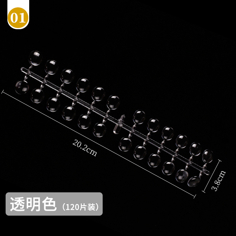 Exhibición de arte de uñas postizas de Punta 24/120, tabla de muestras de oso/forma redonda, paleta de colores de uñas acrílicas, tarjeta de práctica de pintura de esmalte de Gel UV: Negro