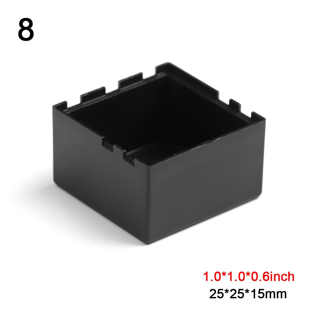 14 sizes Black ABS Plastic Electronic Project Box Instrument Case DIY Waterproof Cover Project Enclosure Boxes: 25x25x15mm