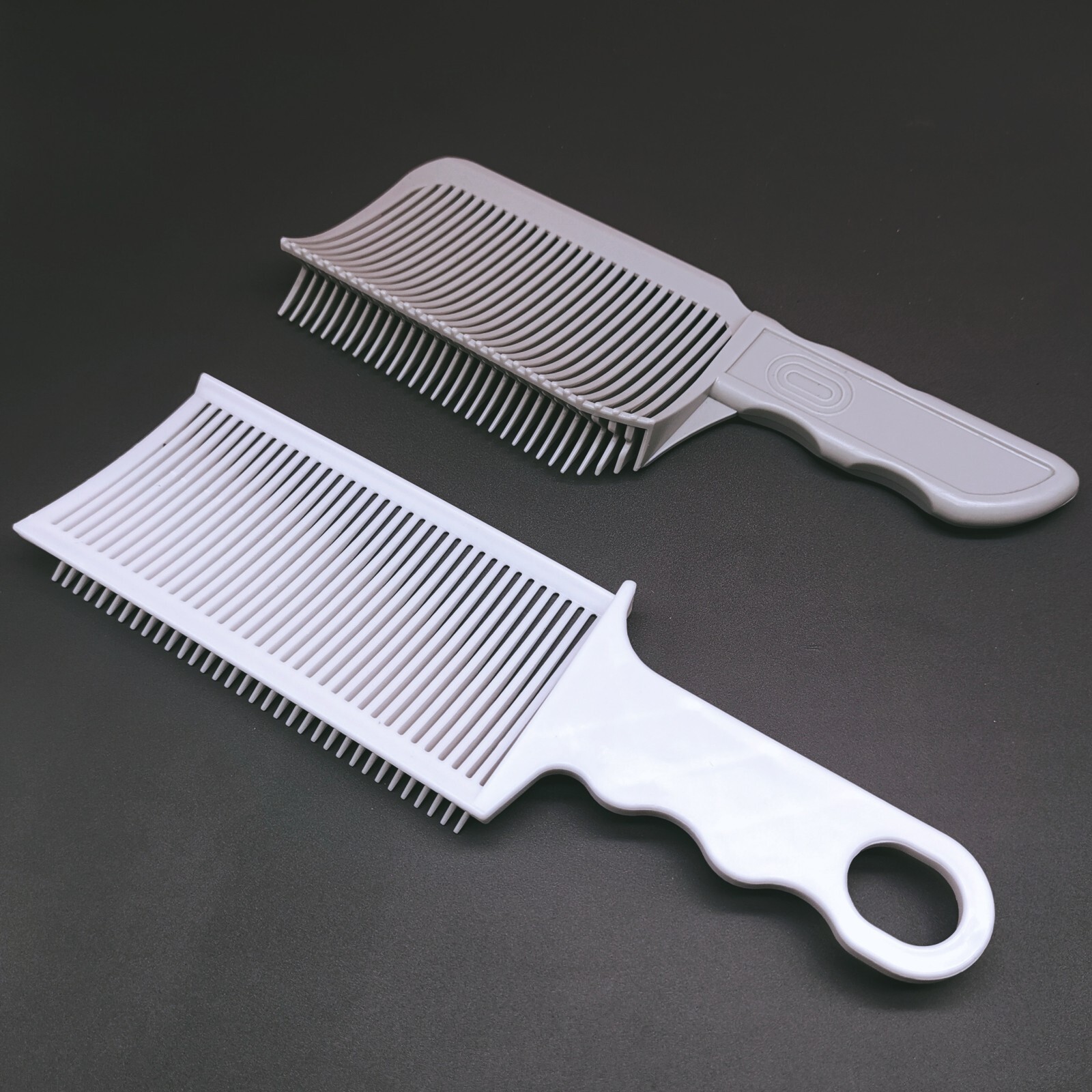 Peine de corte de pelo para hombre y mujer, accesorio de peluquería de 1/2/3 piezas, con tapa plana, para decoloración y estilismo: YELLOW