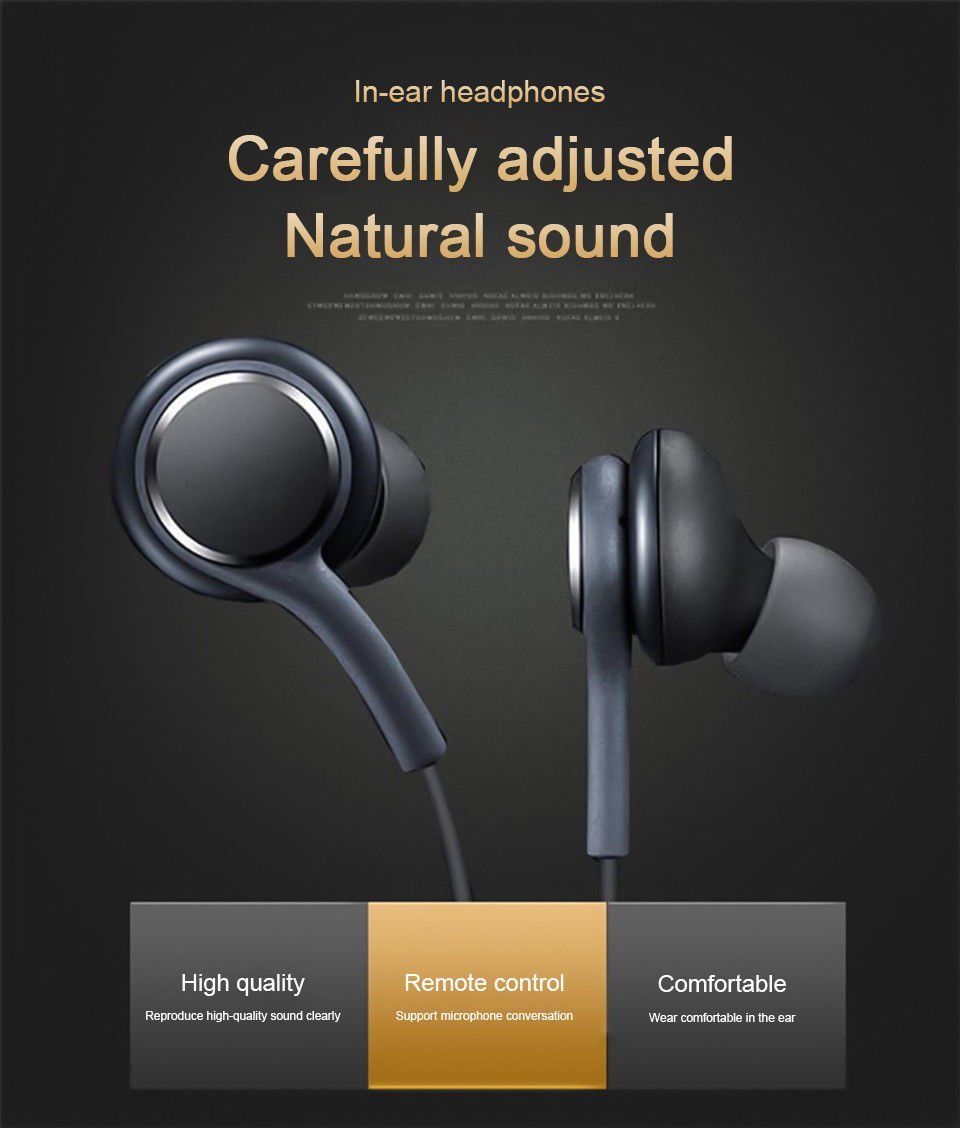 Hörlurar för samsung galaxy  s8 hörlurar hörlurar hörlurar stereo in-ear headset trådlösa hörlurar för telefon för xiaomi