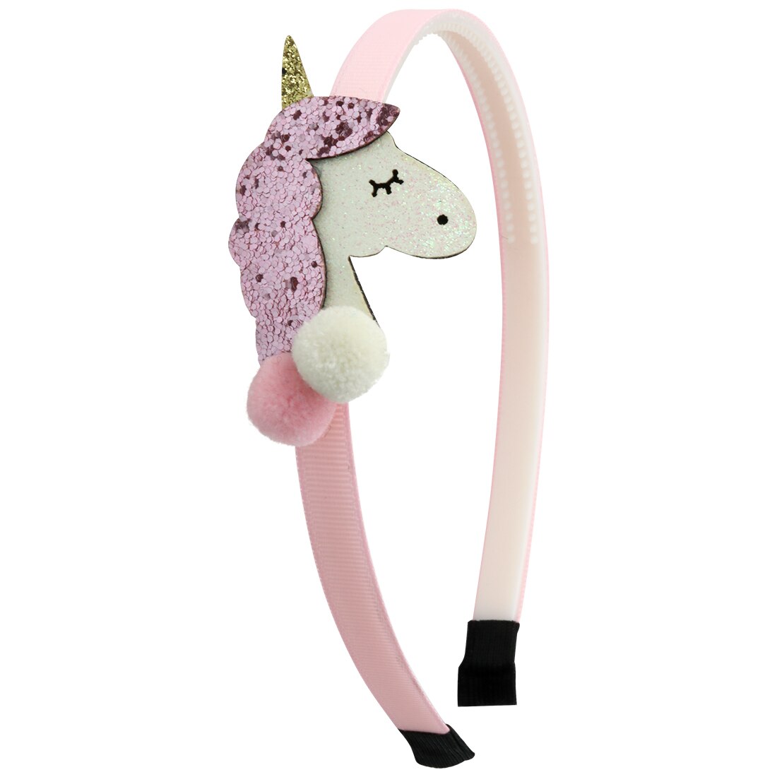 Diadema de unicornio brillante XIMA, 1 pieza, diadema de plástico para niñas, accesorios para el cabello para niños, horquillas de unicornio para el cabello, suministros para fiestas: 10