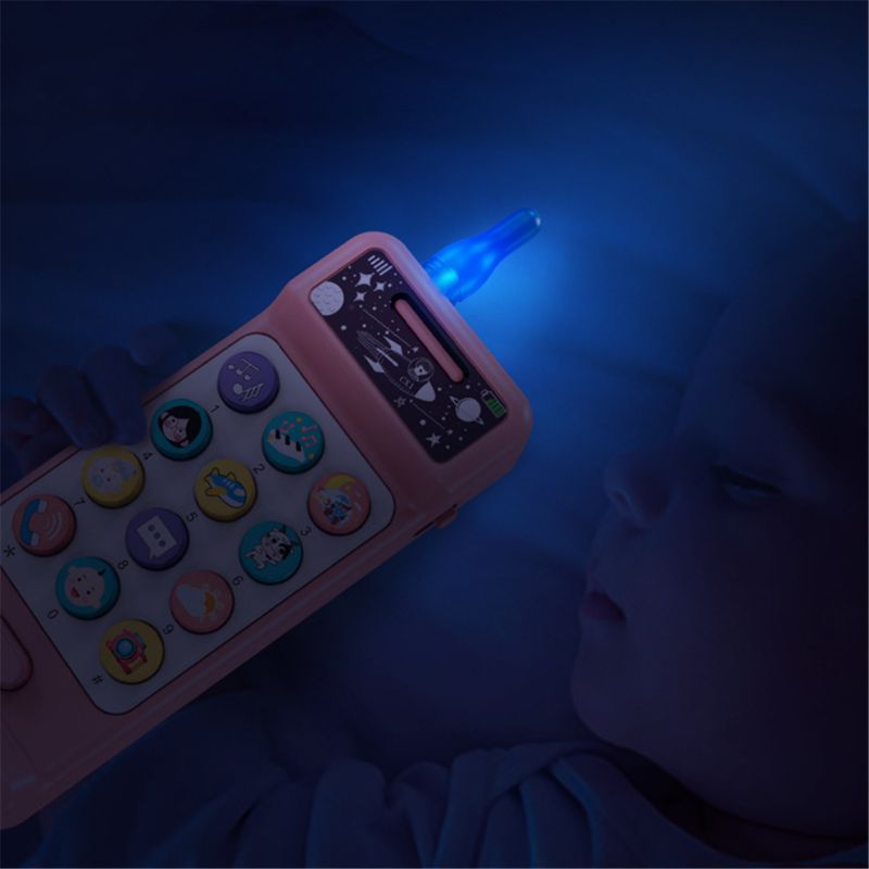 Anglais et chinois jouet téléphone numéro de musique bébé jouet préscolaire apprentissage enfant en bas âge