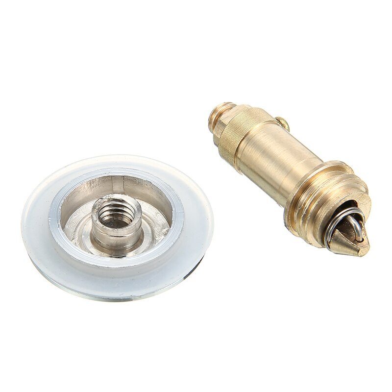 Lavabo cromado para baño de desecho, Kit de sello de perno con botón pulsador para la mayoría de lavabos, accesorios de baño