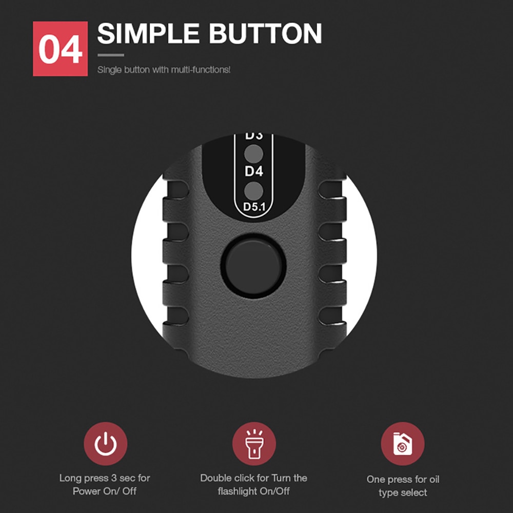 Commercial Auto Diagnostic Tool Powerful Car Brake Fluid Tester For Car/Bus/Truck