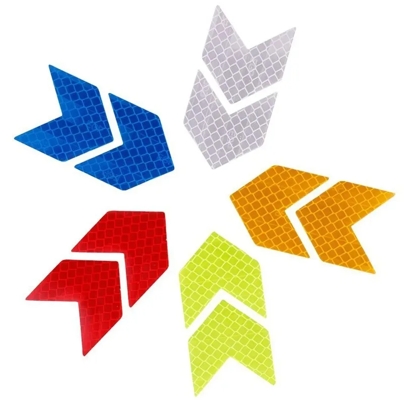 Bike Frame Sticker Arrow Reflective Sticker Car Motorcycle Bicycle Decal Safety Cycling Reflective Tape Bike Accessories