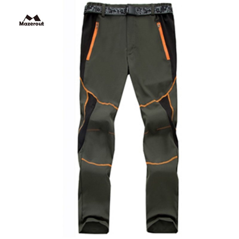 MAZEROUT 3XL homme été pêche pantalon randonnée pantalon hommes plein air Trekking respirant séchage rapide camping pantalon grande taille P21