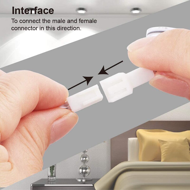 1M 2M 3M 5M 2510 Extension Cable for LED kitchen Cabinet Lights UL 2468-24AWG 22AWG 20AWG 2-Pin Male to Female Cable Connector