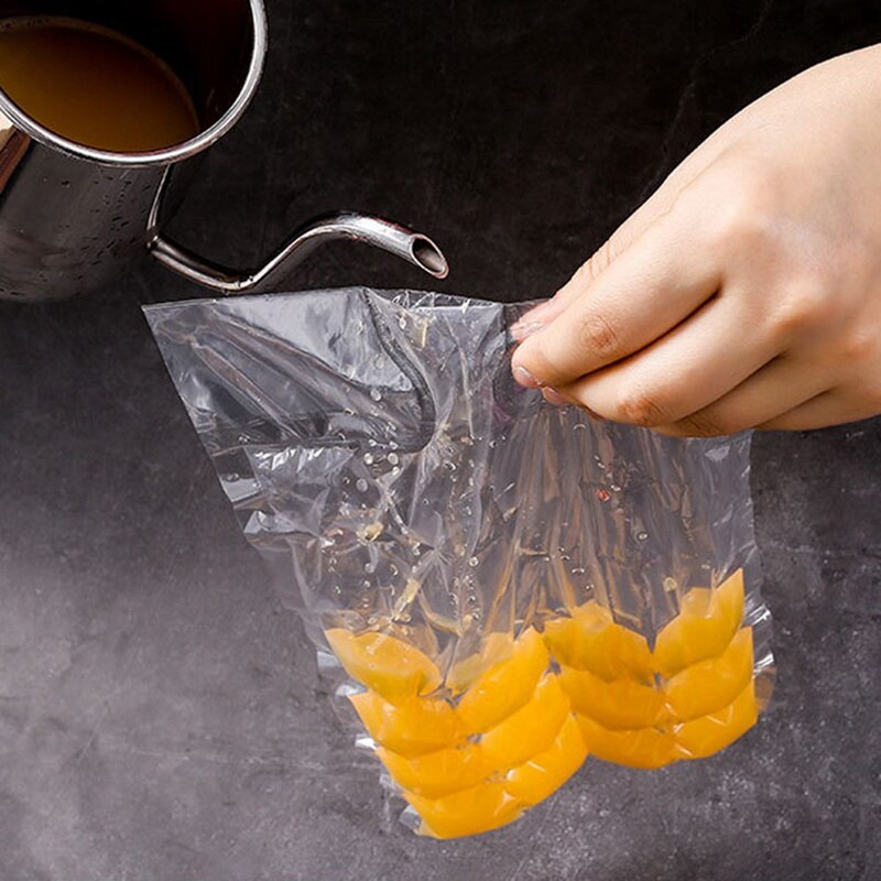 10 sztuk/paczka torby na kostki lodu torba na lód samoprzylepne jednorazowe szybsze zamrażanie ekspres przezroczyste tacki na kostki lodu formy