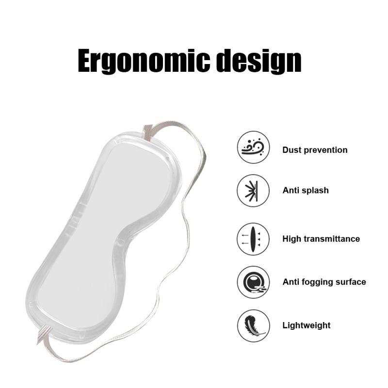 Anti-uv veiligheidsbril stofdichte veiligheidsbril voor werk beschermende anti-spat transparante veiligheidsbril oogbescherming