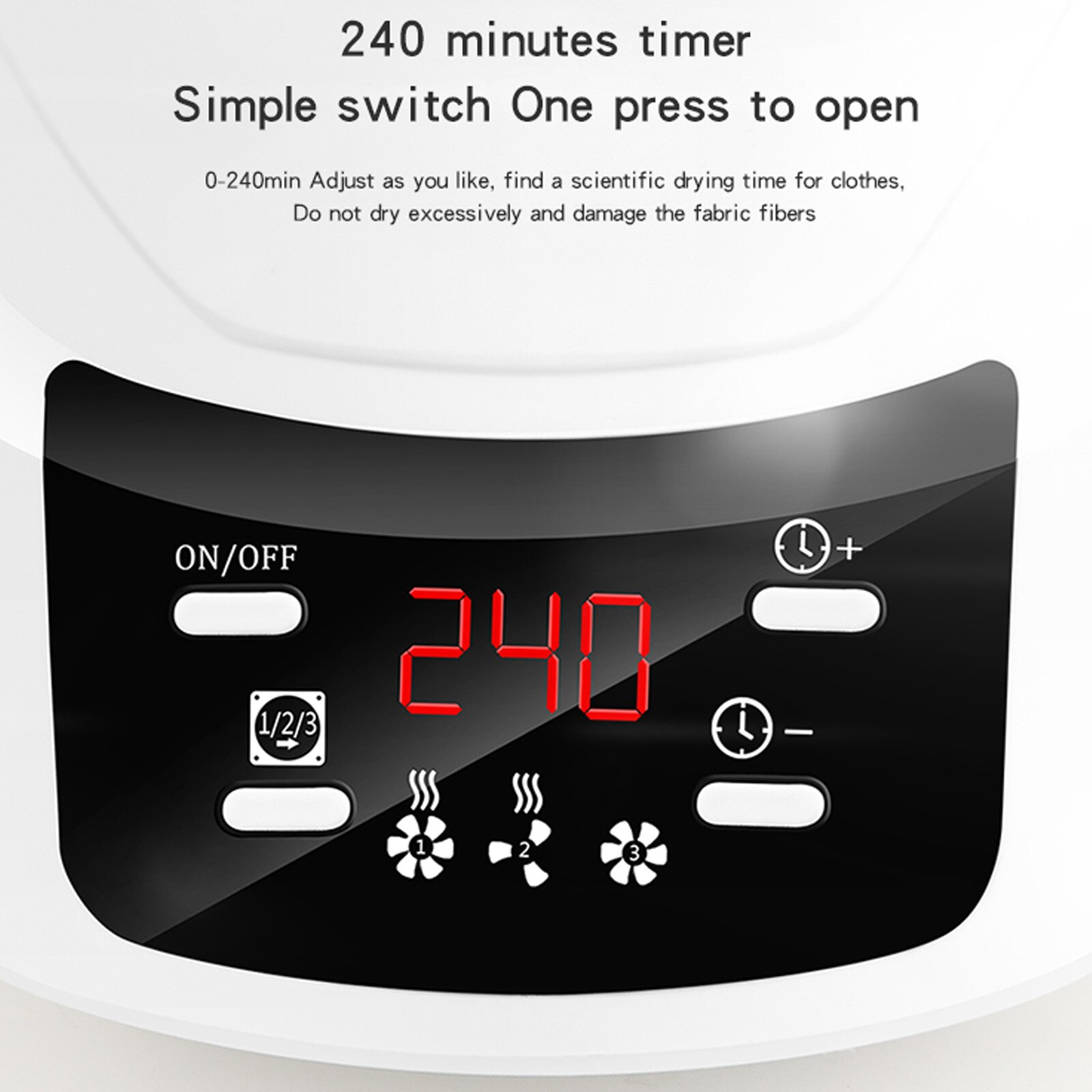 Portable Electric Clothes Dryer Sterilizing Warm Air Clothes Dryer Clothes Negative Ion Drying Machine Secadora De Ropa