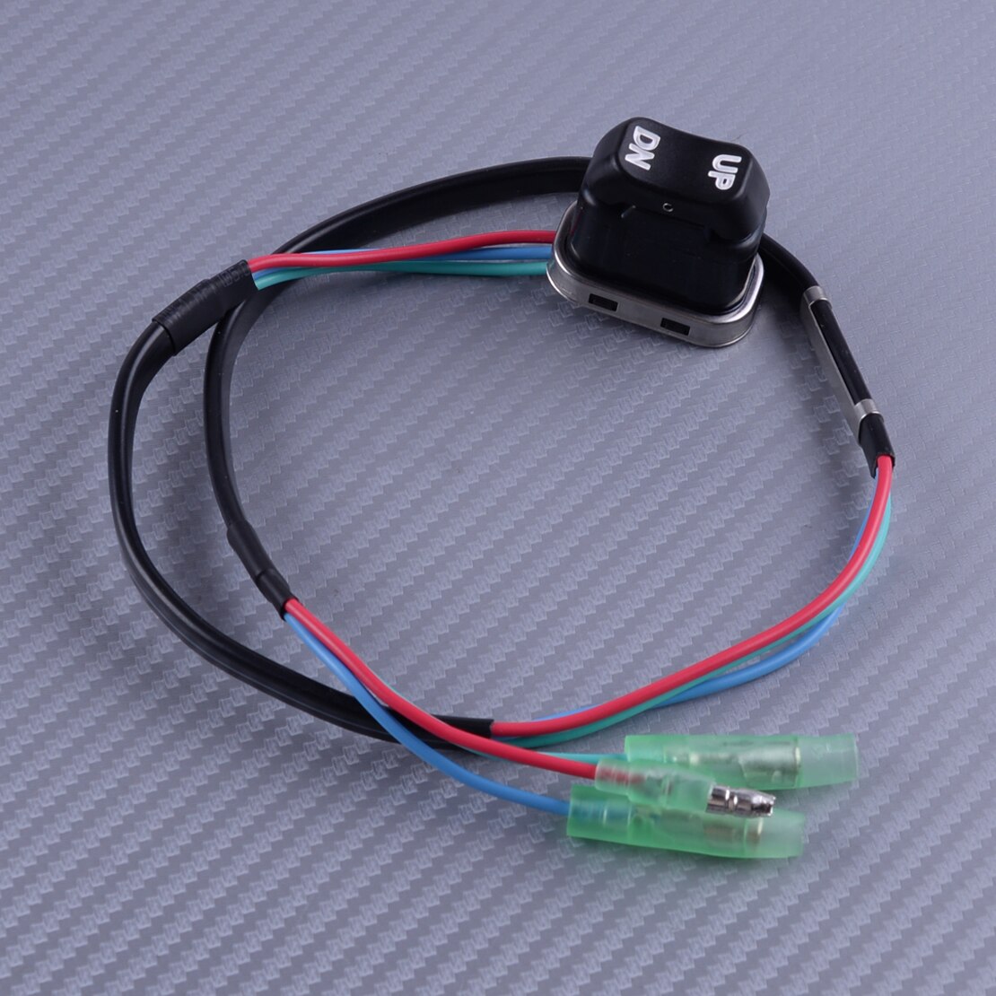 DWCX 58cm Trim Tilt compatible con el interruptor para motores fuera de borda Yamaha control remoto 703-82563-02-00 703-82563-01-00