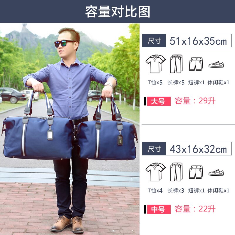 Reistas Mannen Korte-Afstand Business Travel Handtas Kleine Bagage Grote Capaciteit Bagage Tas Reistas Reistas