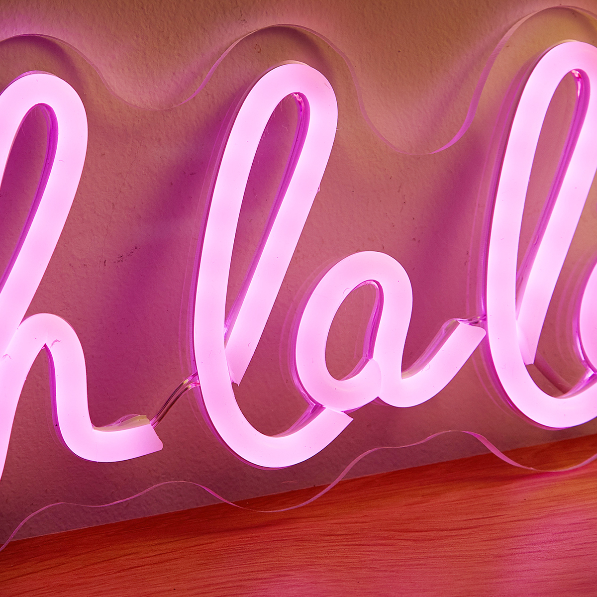 Chi-buy LED Neon Oh La La USB Powered Neon Signs Night Light 3D Wall Art & Game Room Bedroom Living Room Decor Lamp Signs