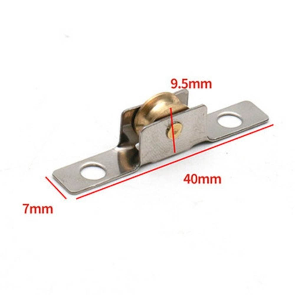 Obere Rad Fenster Riemenscheibe Möbel Edelstahl Tür Roller Hardware Schiebetür Fenster Rollen Tür: TRANSPARENT