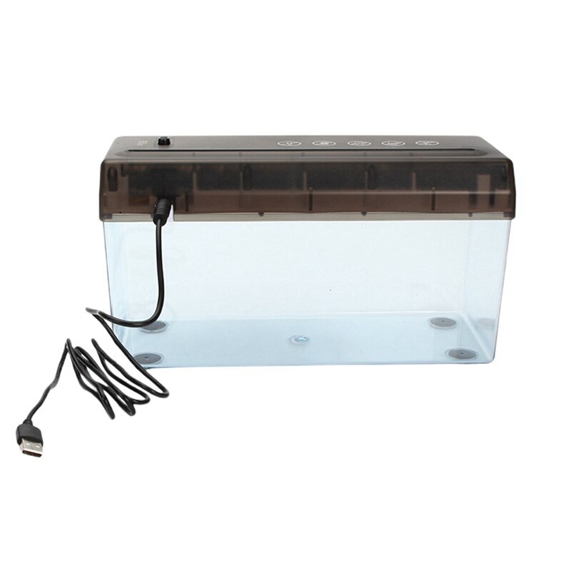 USB elettrico doppio scopo carta trituratore desktop mini finanziario conto A4 carta trituratore carta taglierina per casa ufficio: Default Title