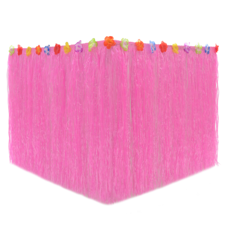 Table Skirt For Tropical Hawaiian Party Decorations Beach Party Decorations Supplies Adult's Kid's Birthday Table Cover Decor
