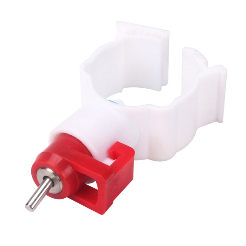 Automatic Chicken red Cup Waterer Bowl Kit Farm Coop Poultry Waterer Drinking Feeder Tool for Chicks Duck Goose Turkey Quail Acc