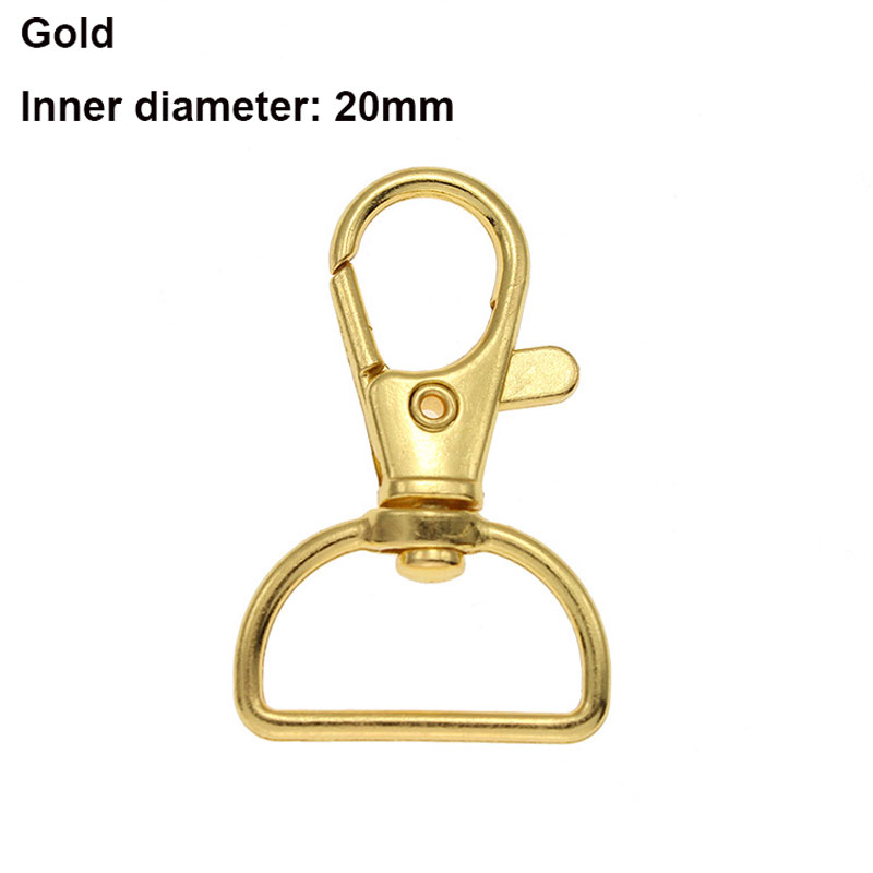 5/10/20 pièces crochets de fermoir pivotant porte-clés crochets D anneau Clip lanière matériel pour porte-clés lanière faisant bricolage artisanat: 4# / Laiton antique