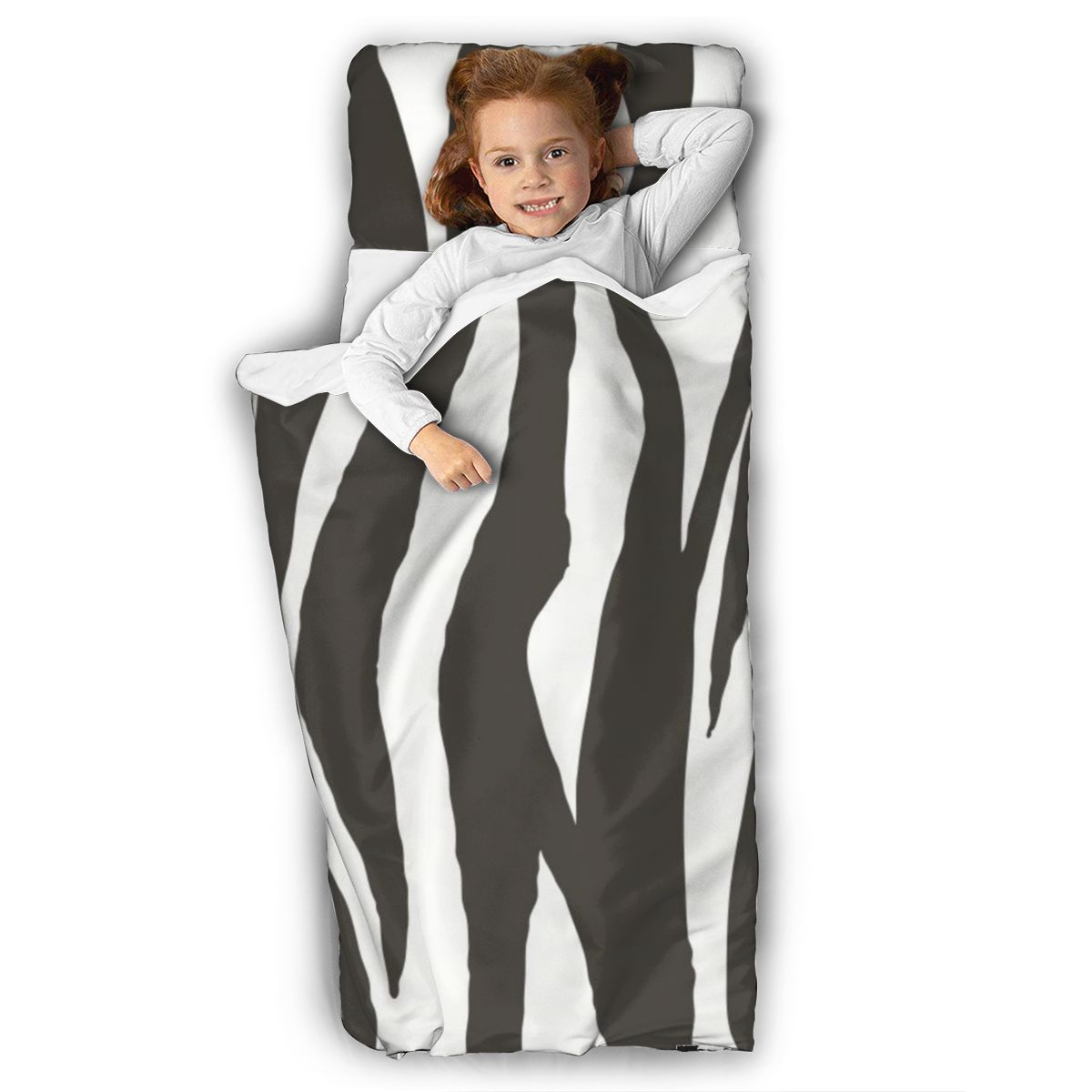Cartoon Zebra Mattress Toddler Nap Mat Sleeping Pad Kindergarten Children Bedding Set With Pillow