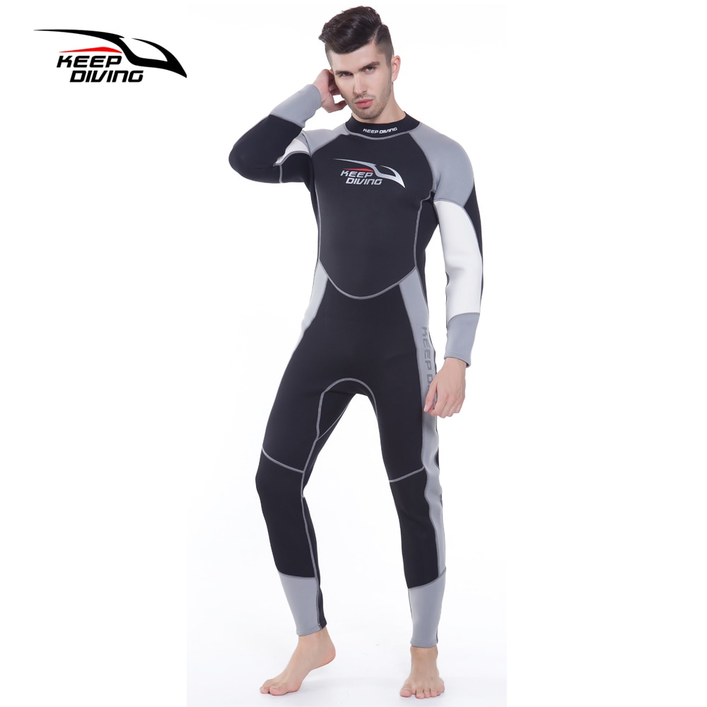 3 MM hommes néoprène Wesuit plongée sous-marine combinaison humide corps complet pour le surf chasse sous-marine natation plongée kayak