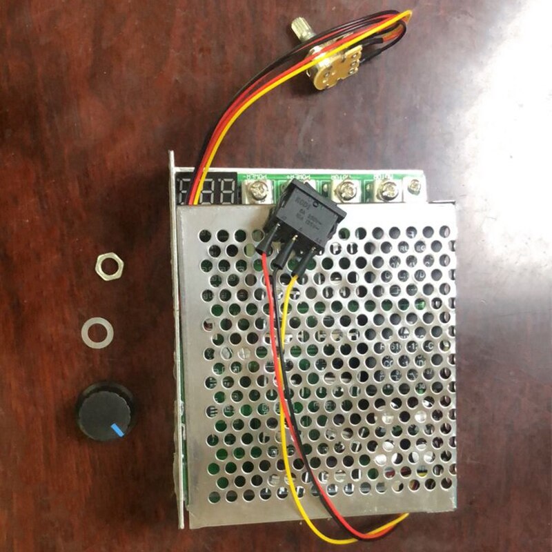 Ayhf -10-55v 100a 5000w dubbelzijdige dc-motor snelheidsregelaar pwm-regeling zachte start