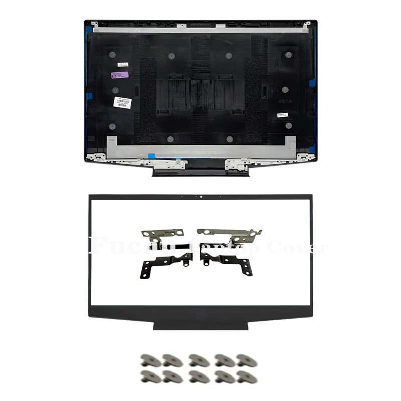für HP Pavillon 15-dk 15t-dk TPN-C141 Laptop LCD-Rückseite Vorderseite blende Scharniere Tastatur Handballen auflage Kühlkörper Boden gehäbenutzen: Dunkelgrün