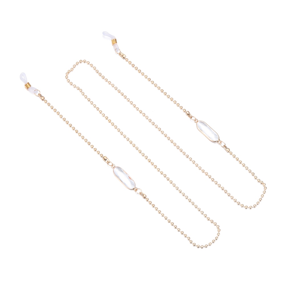 70cm damesbrilkettingen zonnebril leesbril kralen ketting blad brillen koordhouder goud zwart nekband touw