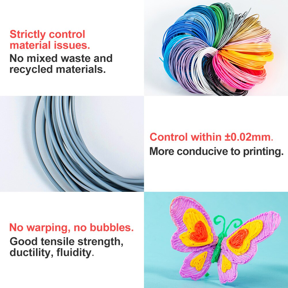 Minibear materiales de impresión 3D 100m PLA