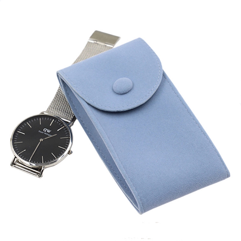 Flanellen Horloge Opbergdozen Case Zacht Horloge Zak Horloge Collectie Mechanische Horloge Organizer