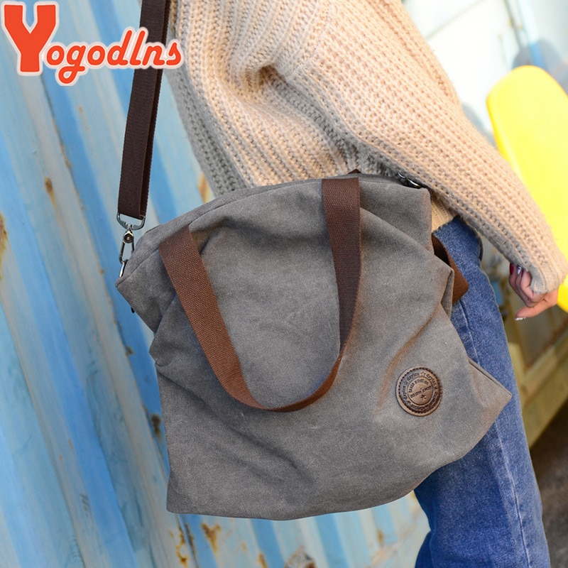 Yogodlns Women Corduroy Canvas Tote Ladies Casual Shoulder Bag Foldable Reusable Shopping Bags Beach Bag Female Cotton Cloth bag