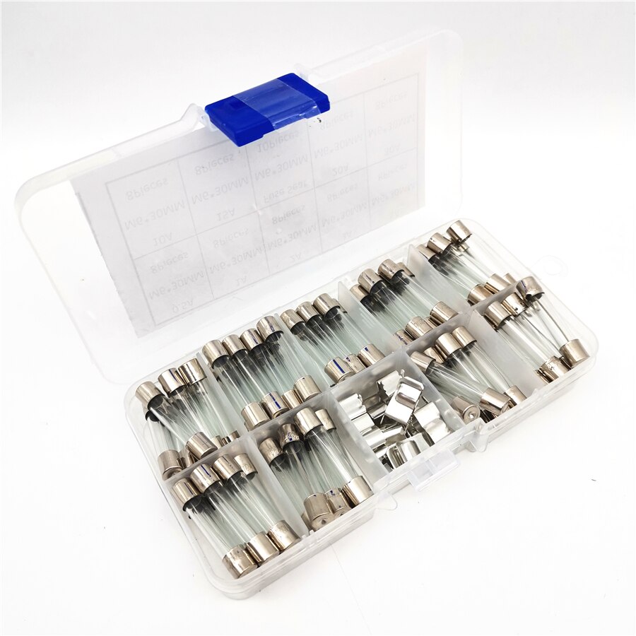 72pcs/box Assorted Set Kit Blade Fuse Car Auto Vehicle Caravan Boat Fuses Holder