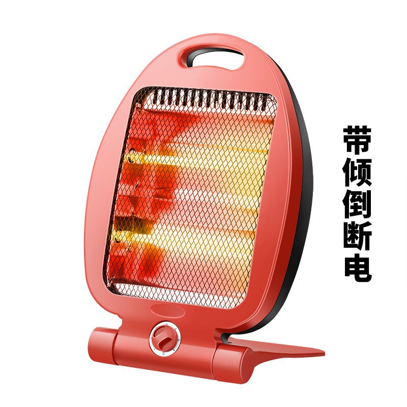 Outdoor Patio Gas Heater Desktop Office Quick Heat Electric Heater Grilled Stove Mini Nagrzewnica Household Products EB50PH: red (Dump power off)