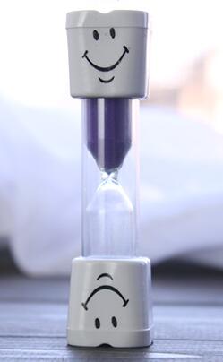 Minuterie de brosse à dents pour enfants, sablier, horloge à œufs, minuterie de 3 Minutes pour thé/café: purple