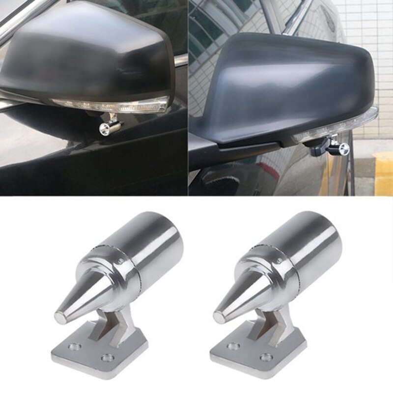 2Stck Hirsch Alarm für Fahrzeuge Vermeidet Hirsch Kollisionen Auto Hirsch Warnung Ultraschall Tierwelt Warnung für Auto Motorrad Lkw Suv ein