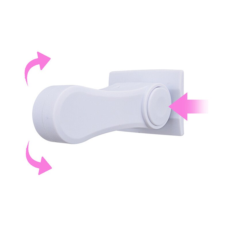 4 Stks/pak Baby Veiligheidsslot Deur Hendel Sloten Beveiliging Peuter Proof Deuren Lijm Hevels Handvat Compatibel Kinderen Levert