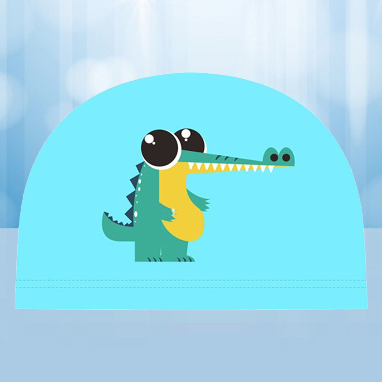 3D Swim Hat Stretchy Bathing Swimming Hat Teens Girls Boys Beach Cute Swim Age 2-12 Toddle Children Pool Ear Protector