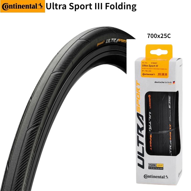 Continental Ultra sport Grand sport race /etrax Gatorskin tyre cycling race bicycle tyre Road Bike Tire Puncture proof tire: Ultra Fold 25C Box
