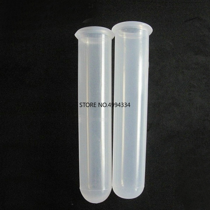50pcs/lot 20ml Round bottom Clear Plastic Centrifuge/Centrifugal Casing without Cap for kinds of Laboratory