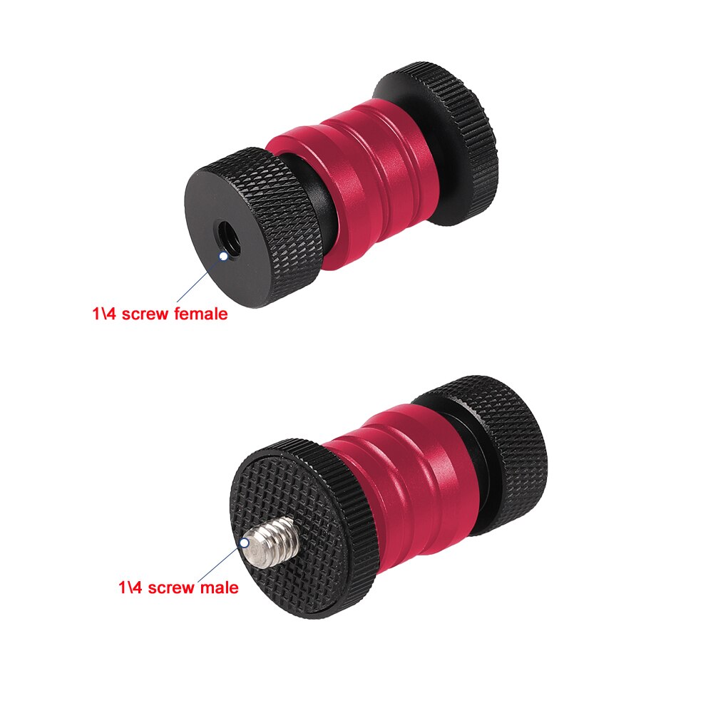 Quick installation ballheads universal 1\4 screw monitor adapter DSLR camera magic arm Microphone flashlight quick release screw