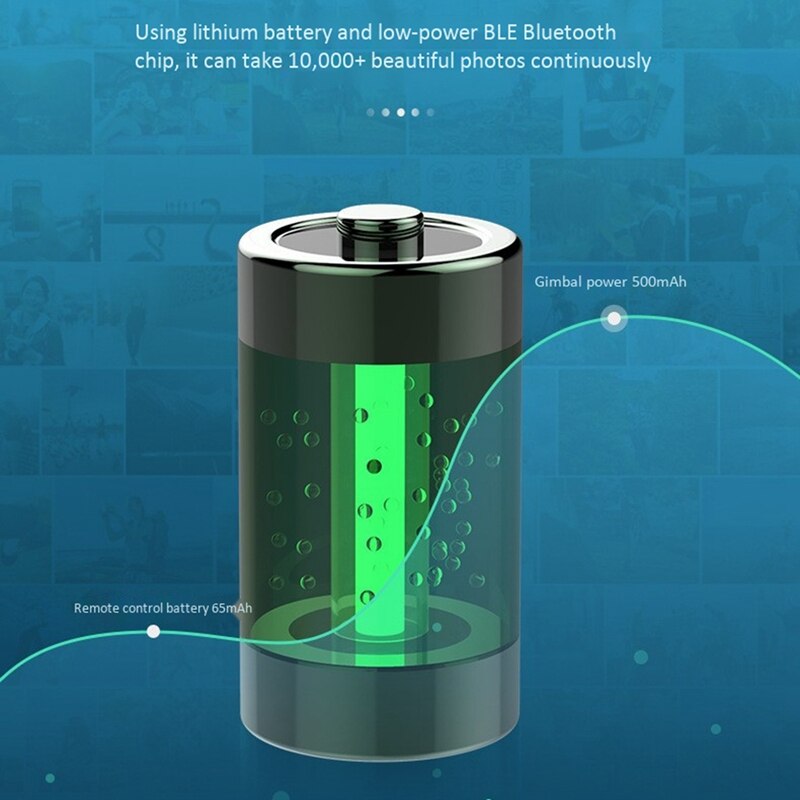 GS30 Single-Axis Smart Stabilizer, Phone Anti-Shake Stabilizer, Handheld Tripod Selfie Stick, for 65-96mm Mobile Phones