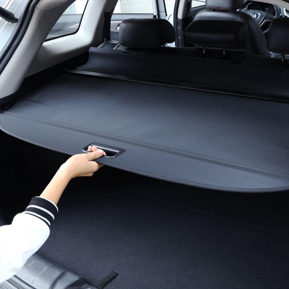 Retractable Car Trunk Cover Luggage Carrier Trunk Curtain Black Automobile Interior Security Shade Shield Covers For T