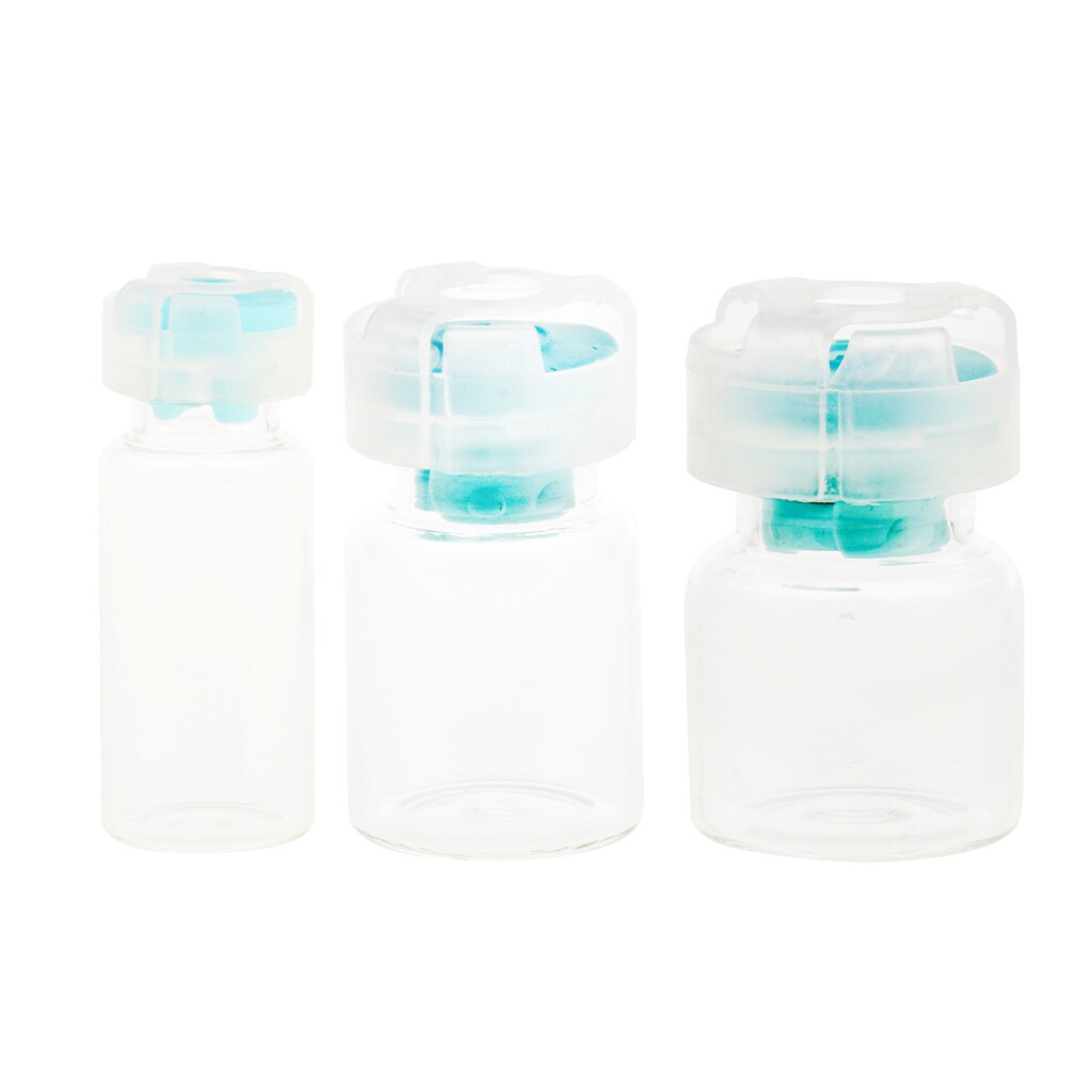 Lots 10pcs Amber Glass Bottles Essential Oil Perfume Vials 3ml/ 5ml/ 10ml