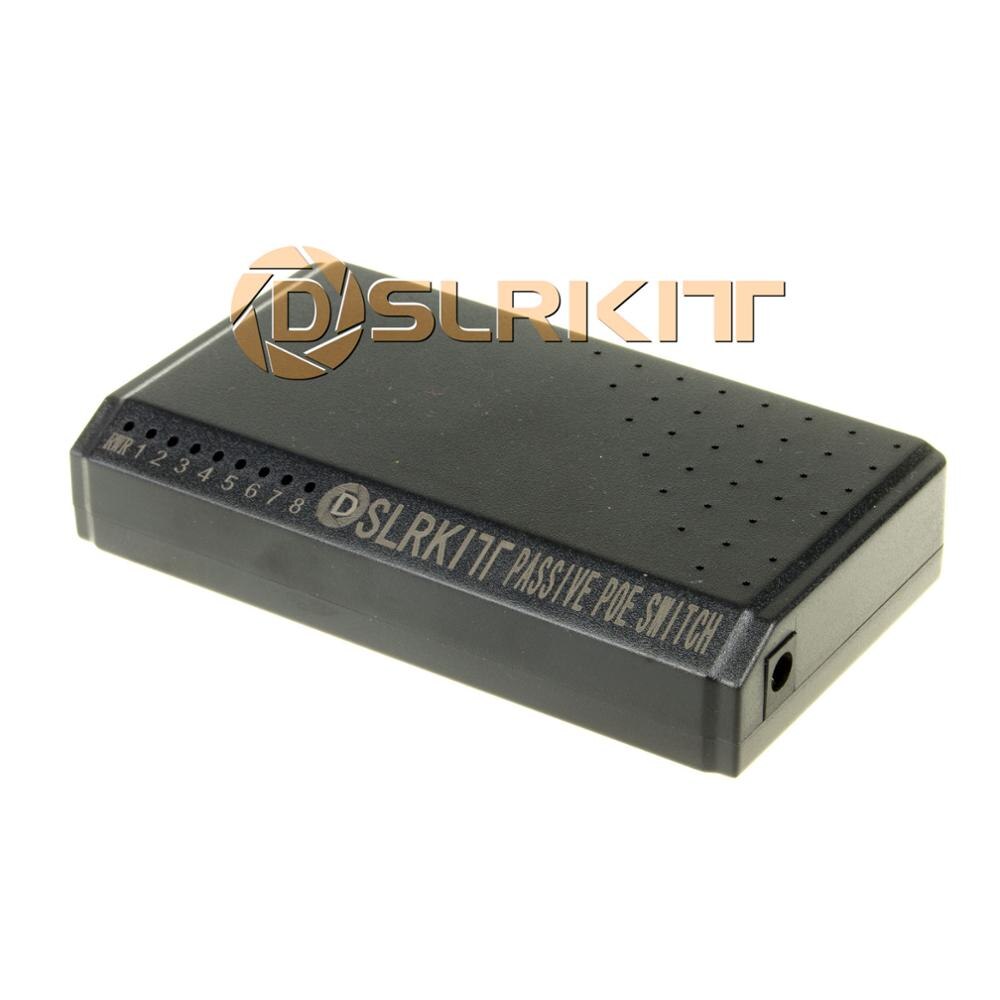 Dslrkit 8 porte 6 poe kit (switch + poe splitter ) 18v-55v to 12v dc buck converter