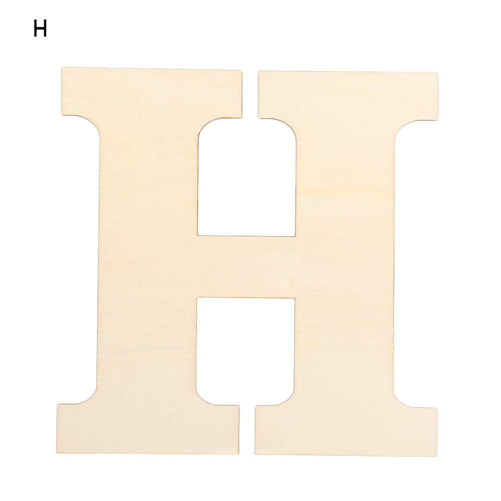 Ornamentos de porta de parede semiacabados, decoração de casa em branco pintável 30cm letras de madeira alfabeto inacabado diy artesanato em madeira: CINZA-ESCURO