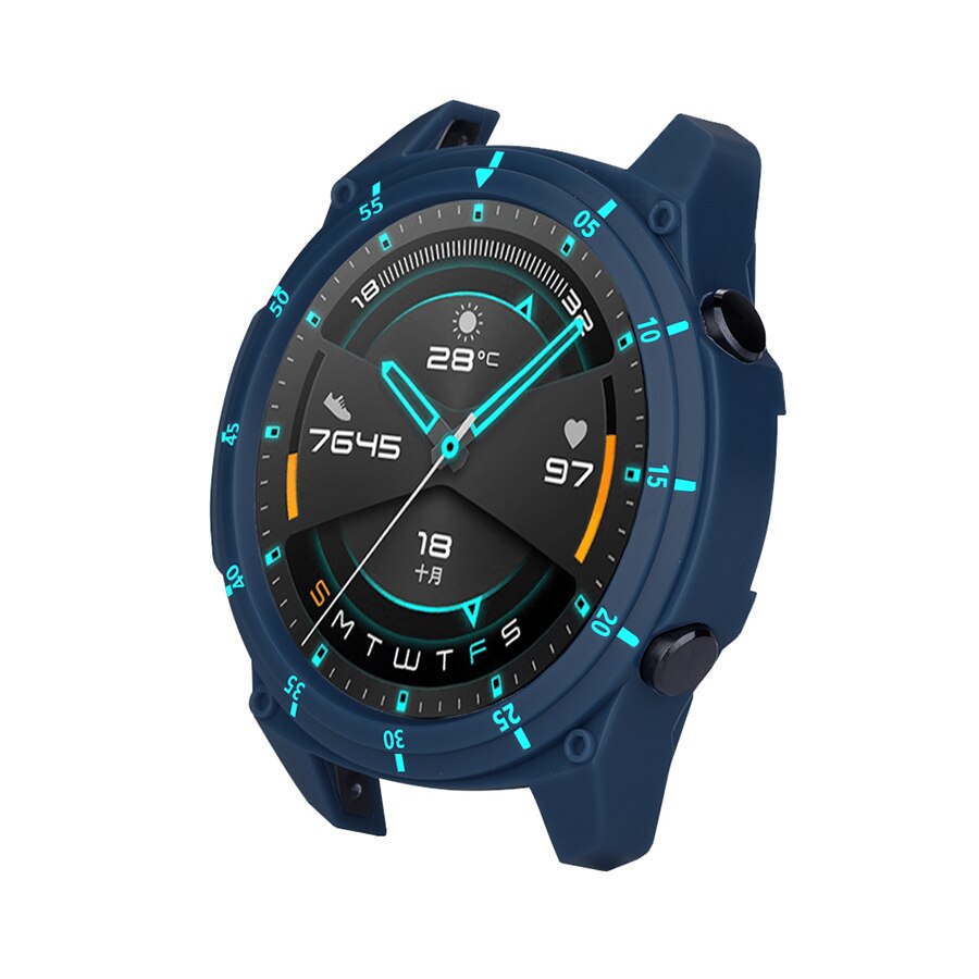 Uhr Fall für Huawei Uhr GT 2 46mm Weiche TPU Schutzhülle Uhr Abdeckung Schutz Rahmen für Huawei GT 2 46mm Stoßstange Fall Zubehör