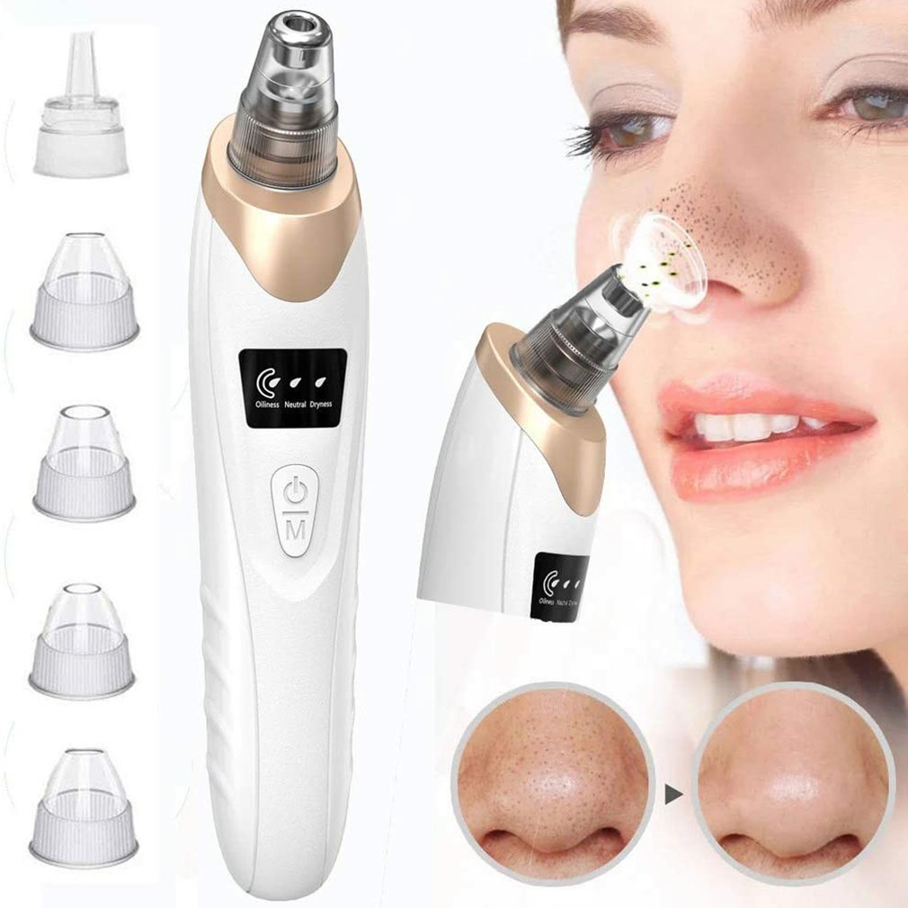 HZ9 Blackhead Aspirator Electric Pore Cleaner Blackhead Vacuum Cleaner Nose Facial Cleaner Blackhead Remover