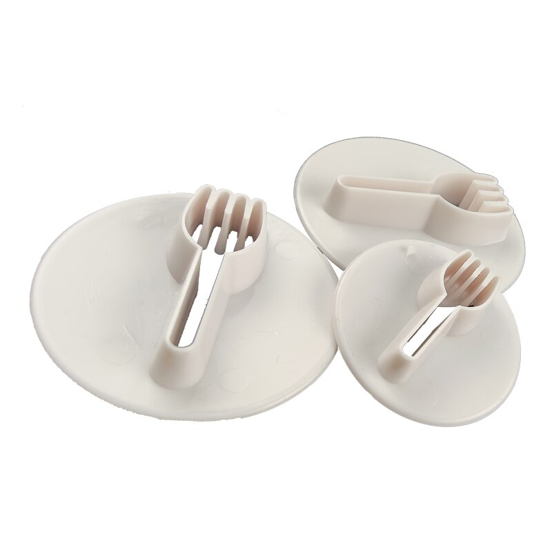 Couteaux à biscuits en forme de fourchette, ustensiles de table, moules à Fondant, biscuits, pâtisserie, bricolage, formes de gâteaux, cuisine de noël, outils de décoration, 3 pièces