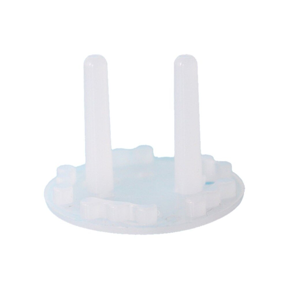 Eu Socket Plug Children Bear Cartoon Round Thicken Socket Cover Baby Anti-electric Shock Protection Cover