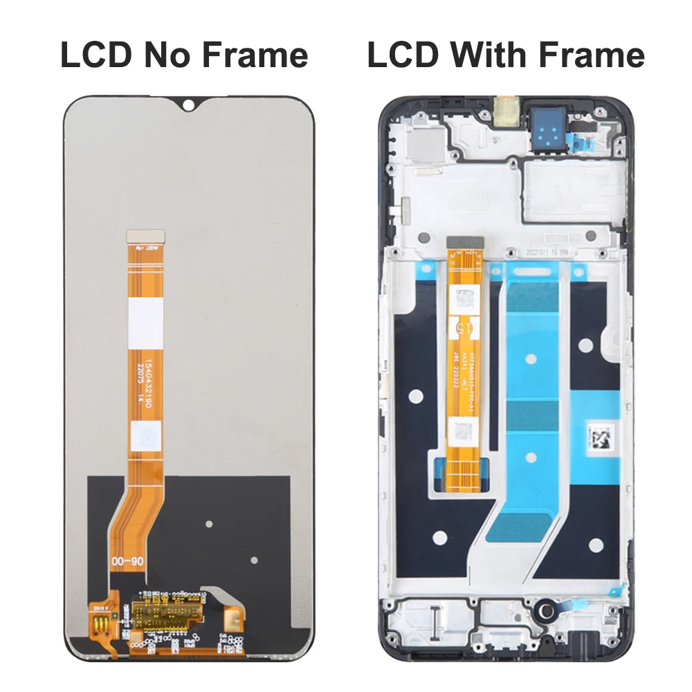 Pantalla LCD de 6,56 pulgadas para OPPO A78 5G con marco de pantalla táctil CPH2483 CPH2495 piezas de repuesto de Panel